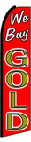 NEOPlex SW10195 We Buy Gold Red Swooper Flag