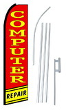 NEOPlex SW10217-4PL-SGS Computer Repair Red Swooper Flag Kit