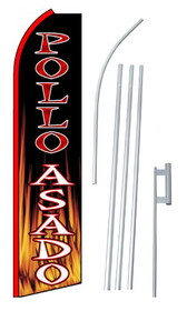 NEOPlex SW10232_4PL_SGS Pollo Asado(Roasted Chicken) Swooper Flag Kit