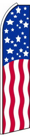 NEOPlex SW10237 USA Stars & Stripes Swooper Flag