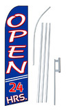 NEOPlex SW10246-4PL-SGS Open 24 Hours Swooper Flag Kit