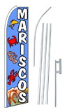 NEOPlex SW10281-4PL-SGS Mariscos(Seafood) Theme Swooper Flag Kit