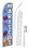 NEOPlex SW10281-4PL-SGS Mariscos(Seafood) Theme Swooper Flag Kit