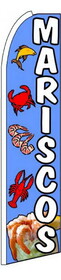 NEOPlex SW10281 Mariscos(Seafood) Theme Swooper Flag