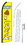 NEOPlex SW10284-4PL-SGS Ice Cream Yellow Swooper Flag Kit