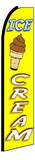 NEOPlex SW10284 Ice Cream Yellow Swooper Flag