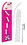 NEOPlex SW10287-4PL-SGS Nails Pink Swooper Flag Kit