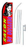 NEOPlex SW10288-4PL-SGS Salon De Belleza(Beauty Salon) Swooper Flag Kit