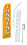 NEOPlex SW10292-4PL-SGS Tanning Salon Orange Swooper Flag Kit