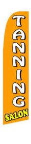 NEOPlex SW10292 Tanning Salon Orange Swooper Flag