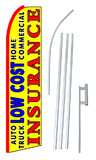 NEOPlex SW10293-4PL-SGS Low Cost Insurance Swooper Flag Kit