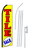 NEOPlex SW10303-4PL-SGS Tile Sale Yellow Swooper Flag Kit