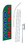 NEOPlex SW10307-4PL-SGS Auto Detailing Green Red Blue Swooper Flag Kit