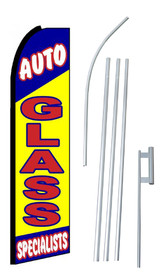 NEOPlex SW10308-4PL-SGS Auto Glass Specialists Swooper Flag Kit