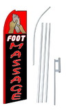 NEOPlex SW10335-4PL-SGS Foot Massage Swooper Flag Kit