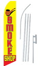 NEOPlex SW10353-4PL-SGS Smoke Shop Yellow Swooper Flag Kit