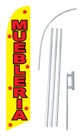 NEOPlex SW10365-4DLX-SGS Muebleria(Furniture) Windless Swooper Flag Kit