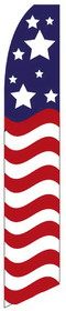 NEOPlex SW10395 Red White Blue Stars & Stripes Swooper Flag