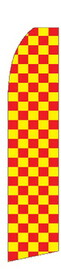 NEOPlex SW10400 Checkered Red & Yellow Swooper Flag