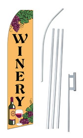 NEOPlex SW10404-4PL-SGS Winery Swooper Flag Kit