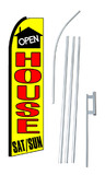 NEOPlex SW10410-4PL-SGS Open House Saturday & Sunday Swooper Flag Kit