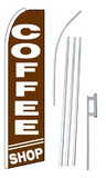 NEOPlex SW10415-4PL-SGS Coffee Shop Swooper Flag Kit