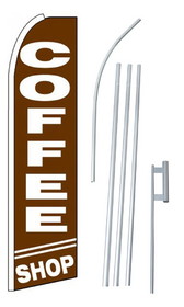 NEOPlex SW10415-4PL-SGS Coffee Shop Swooper Flag Kit