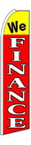 NEOPlex SW10427 We Finance Red Swooper Flag