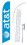 NEOPlex SW10439-4DLX-SGS At&T Wireless Blue Windless Swooper Flag Kit
