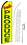 NEOPlex SW10453-4PL-SGS Fresh Produce Yellow Swooper Flag Kit