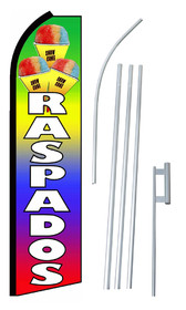 NEOPlex SW10456-4PL-SGS Raspados(Snow Cone) Swooper Flag Kit