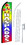 NEOPlex SW10456-4PL-SGS Raspados(Snow Cone) Swooper Flag Kit