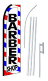 NEOPlex SW10457-4PL-SGS Barber Shop Striped Swooper Flag Kit