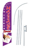 NEOPlex SW10478-4DLX-SGS Massage Special Windless Swooper Flag Kit