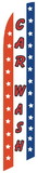 NEOPlex SW10488 Car Wash R/W/B Windless Swooper Flag