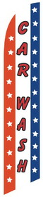 NEOPlex SW10488 Car Wash R/W/B Windless Swooper Flag