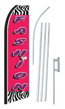 NEOPlex SW10540-4PL-SGS Fashion Zebra Print Swooper Flag Kit