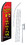 NEOPlex SW10542-4PL-SGS Body Piercing Red Swooper Flag Kit