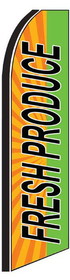 NEOPlex SW10543 Fresh Produce Orange Green Swooper Flag