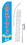 NEOPlex SW10604-4PL-SGS Cocktails Blue Swooper Flag Kit