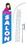 NEOPlex SW10607-4DLX-SGS Hair Salon Blue & Pink Windless Swooper Flag Kit