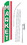 NEOPlex SW10614-4PL-SGS Market Green & Red Swooper Flag Kit