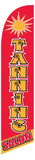 NEOPlex SW10622 Tanning Salon Red & Orange Swooper Flag