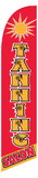 NEOPlex SW10623 Tanning Salon Red & Orange Windless Swooper Flag