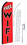 NEOPlex SW10660-4PL-SGS Free Wifi Red Swooper Flag Kit