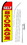 NEOPlex SW10662-4PL-SGS Self Storage Red & Yellow Swooper Flag Kit
