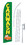 NEOPlex SW10673-4PL-SGS Car Wash Green & Yellow Swooper Flag Kit