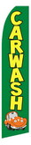 NEOPlex SW10673 Car Wash Green & Yellow Swooper Flag