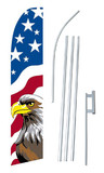 NEOPlex SW10676-4PL-SGS American Eagle Swooper Flag Kit