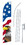 NEOPlex SW10676-4PL-SGS American Eagle Swooper Flag Kit